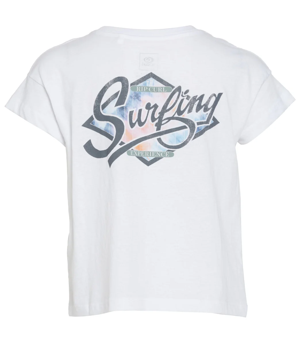 Rip Curl Girls' Psychedelic Dreams Crop Tee (Big Kid) - Image 2