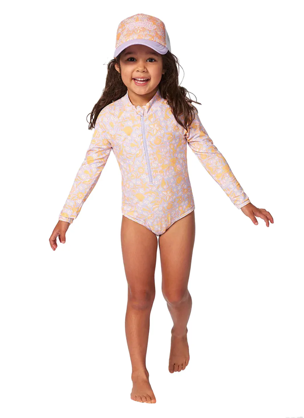 Rip Curl Girls' Rainbow Tide Long Sleeve Surfsuit (Toddler, Little Kid) - Image 4
