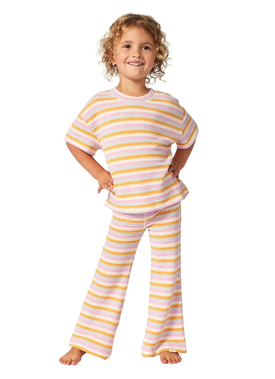 Rip Curl Girls' Rainbow Tide Stripe Pant (Toddler, Little Kid) - Image 6