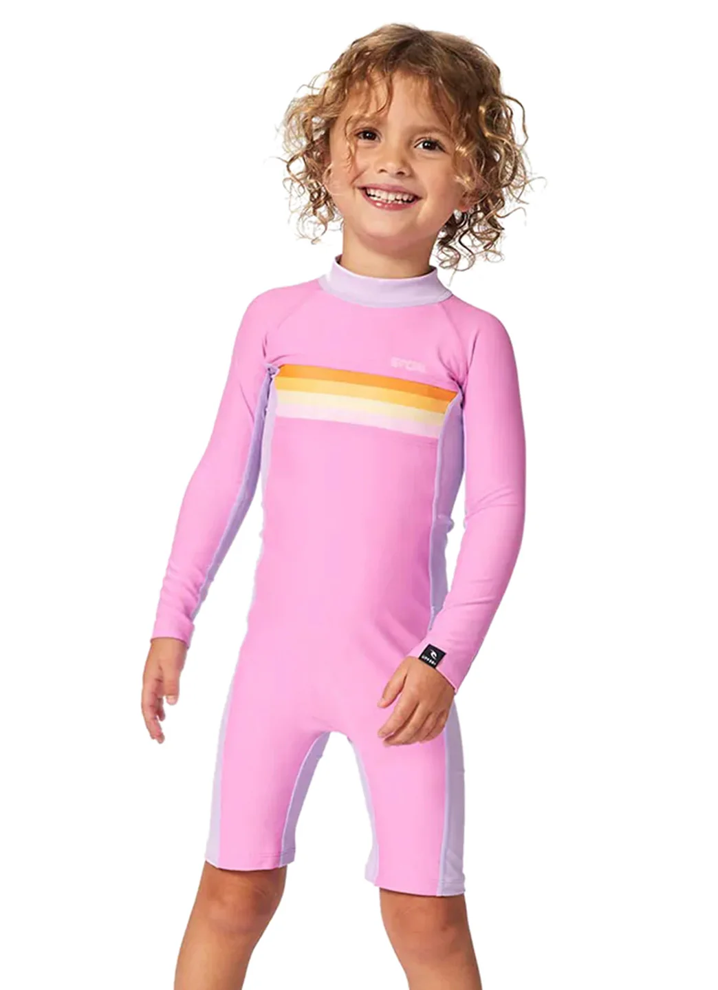 Rip Curl Girls' Rainbow Tide UPF 50+ Long Sleeve Springsuit (Toddler, Little Kid) - Image 2