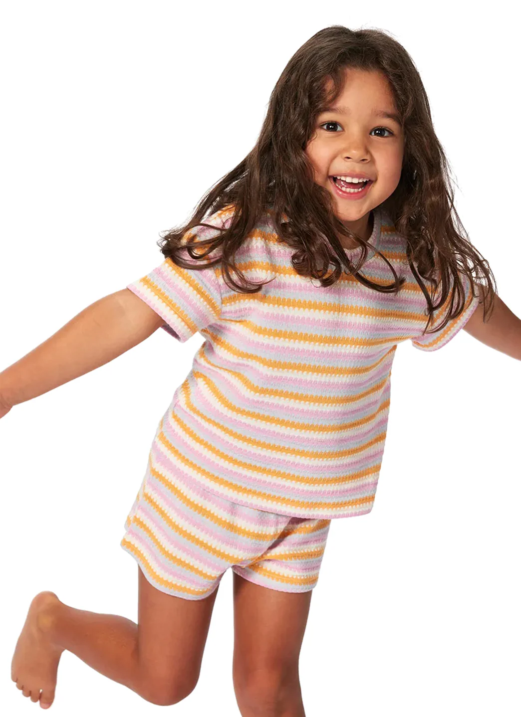 Rip Curl Girls' Rainbow Tropic Knit Tee (Toddler, Little Kid) - Image 3