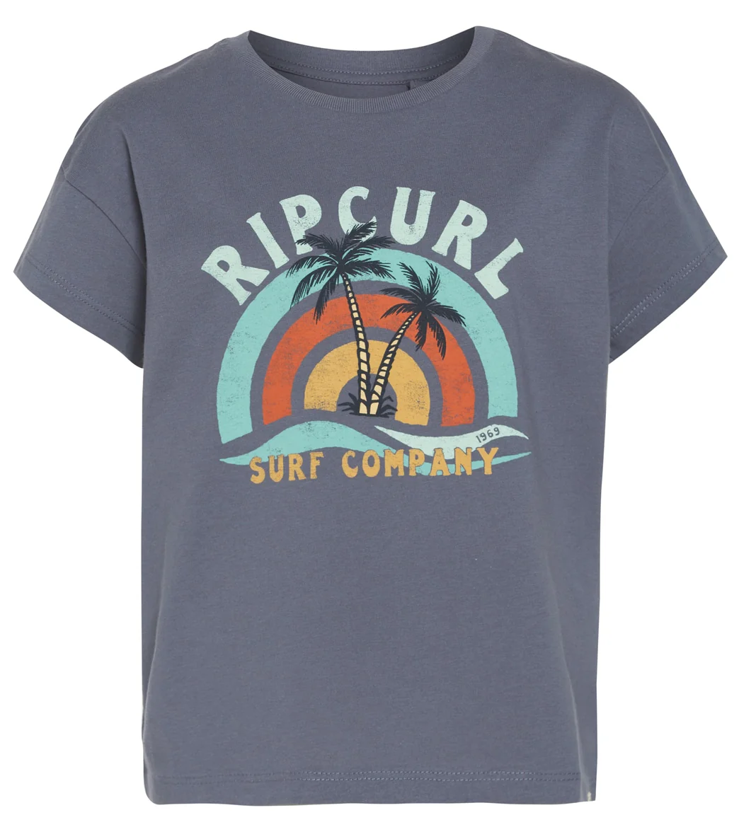 Rip Curl Girls' Sunny Paradise Crop Tee (Big Kid)