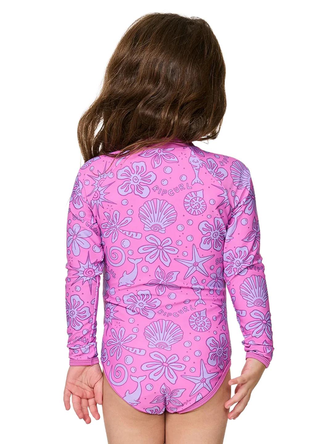 Rip Curl Girls' Sunshine Club Long Sleeve One Piece Surf Suit (Toddler, Little Kid) - Image 4