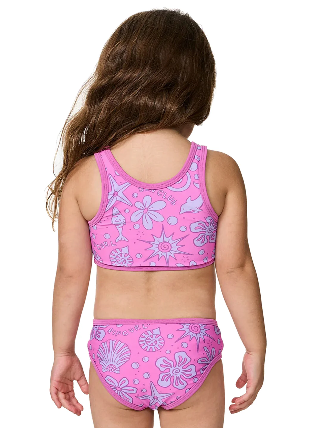 Rip Curl Girls' Sunshine Club Two Piece Bikini Set (Toddler, Little Kid) - Image 4