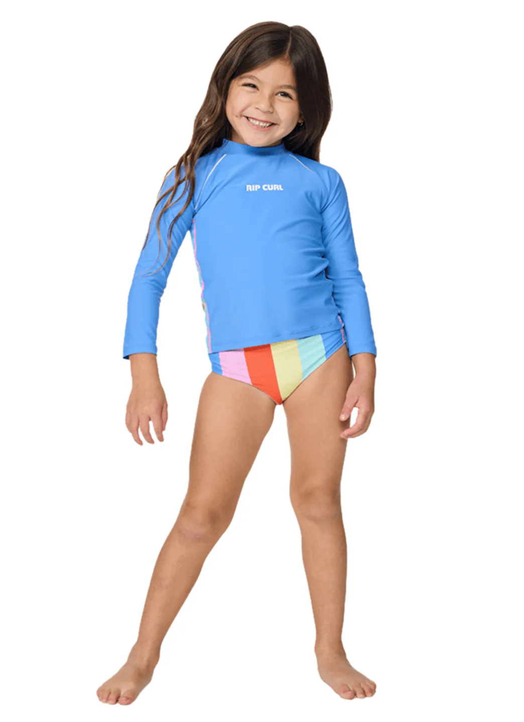 Rip Curl Girls' Sunshine Revival Rash Guard (Toddler, Little Kid) - Image 4