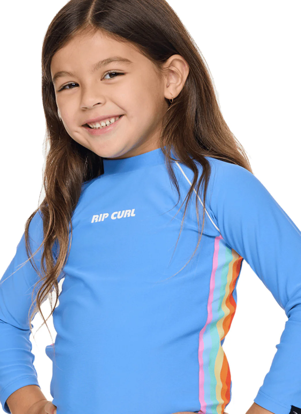 Rip Curl Girls' Sunshine Revival Rash Guard (Toddler, Little Kid) - Image 5