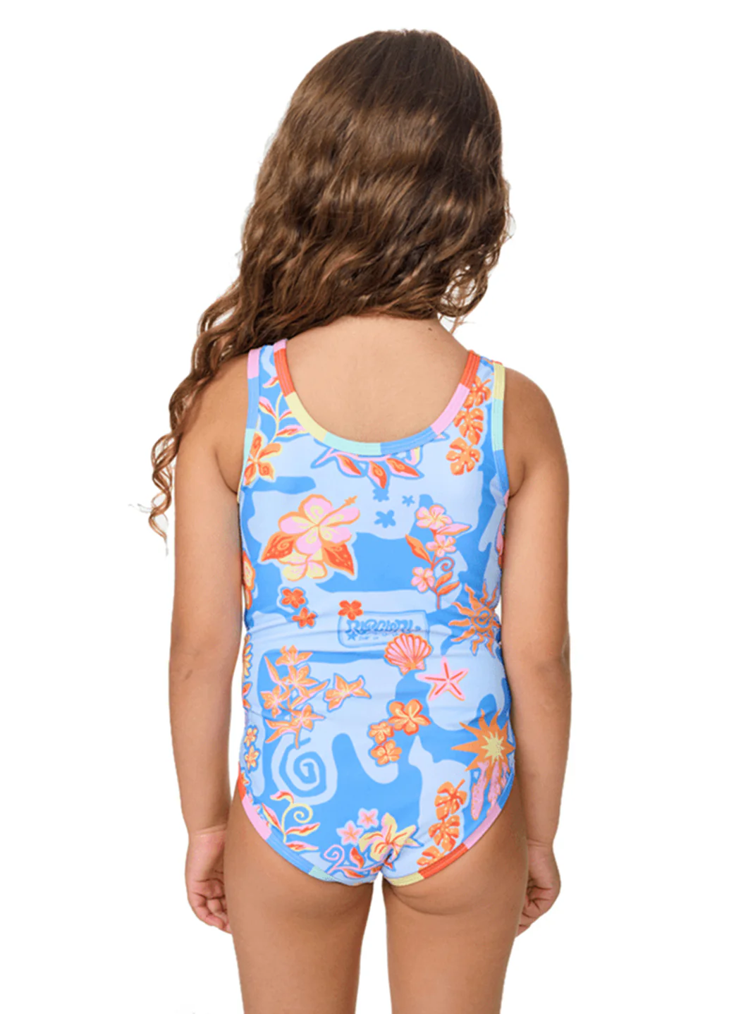 Rip Curl Girls' Surf Magic Reversible One Piece Swimsuit (Toddler, Little Kid) - Image 4