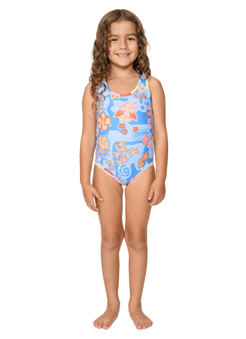 Rip Curl Girls' Surf Magic Reversible One Piece Swimsuit (Toddler, Little Kid) - Image 5