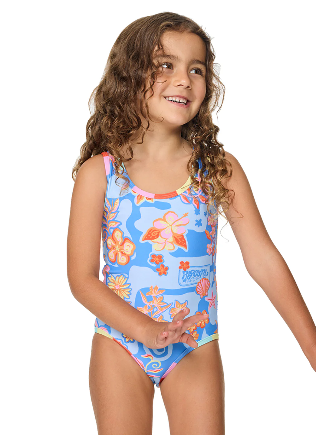 Rip Curl Girls' Surf Magic Reversible One Piece Swimsuit (Toddler, Little Kid) - Image 7