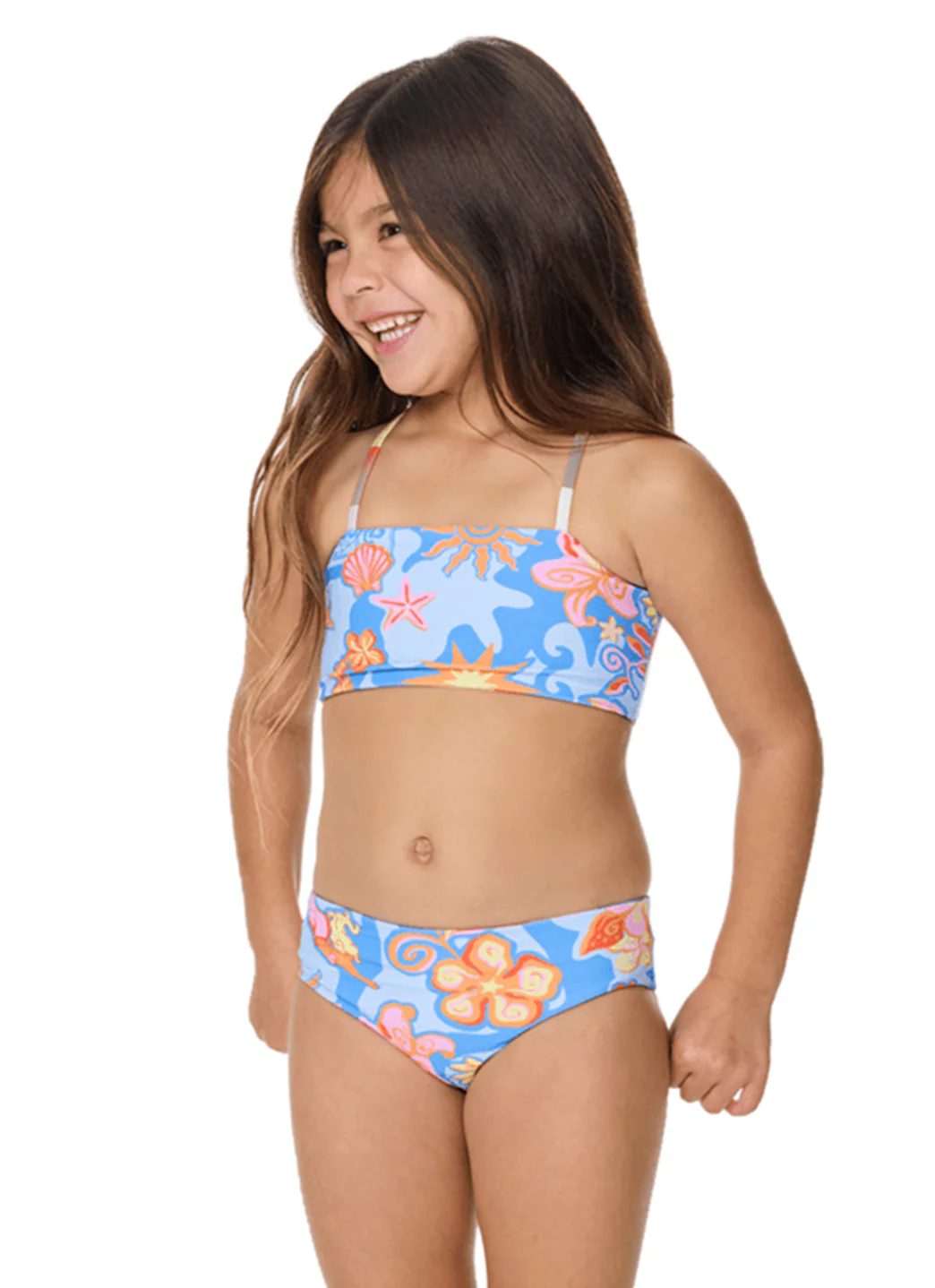 Rip Curl Girls' Surf Magic Revo Two Piece Bikini Set (Toddler, Little Kid) - Image 3