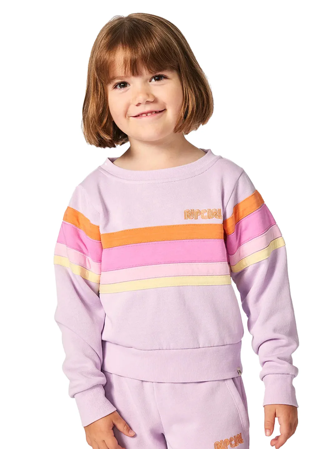 Rip Curl Girls' Surf Revival Crew Neck Sweatshirt (Toddler, Little Kid) - Image 5