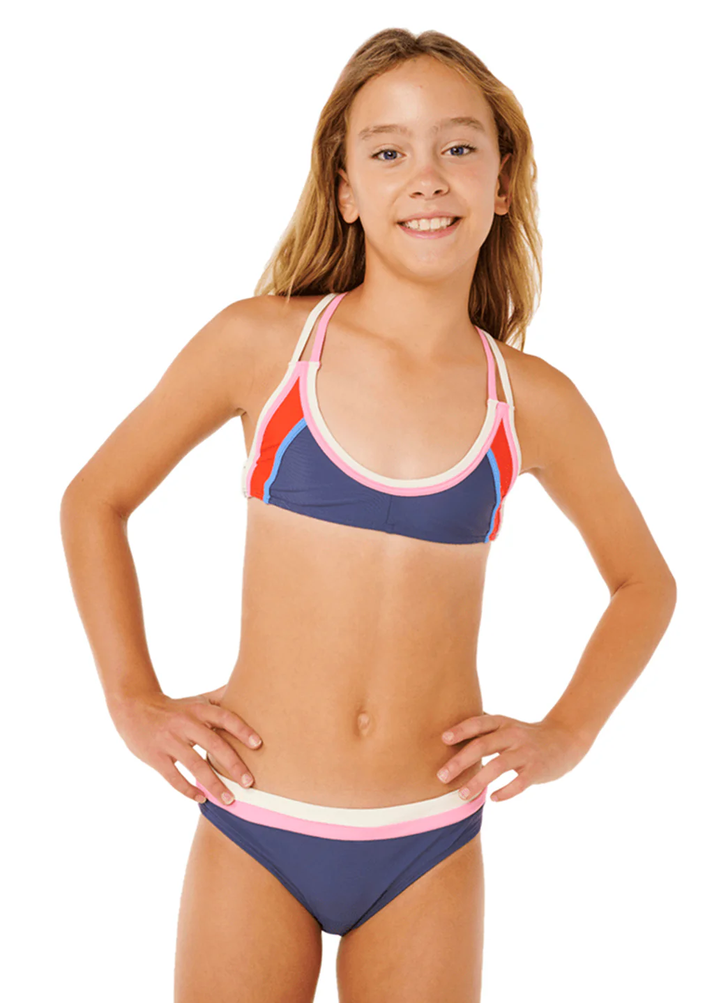 Rip Curl Girls' Surf Revival Two Piece Bikini Set (Big Kid) - Image 2