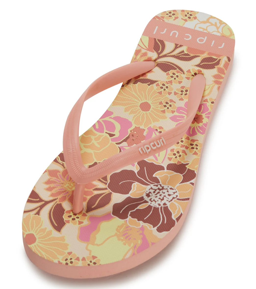 Rip Curl Girls' Wave Shapers Floral Girl Sandal (Little Kid)