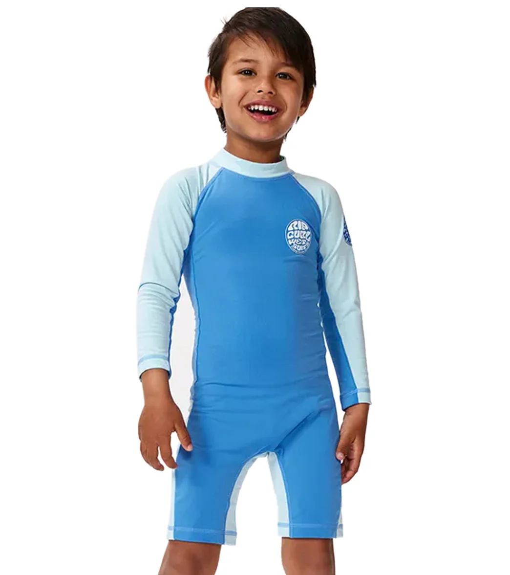 Rip Curl Kids'  Icons Uv Brushed Long Sleeve UPF 50 Sunsuit (Toddler, Little Kid) - Image 4