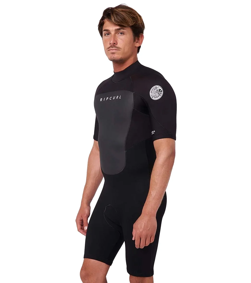 Rip Curl Men's 2mm Omega Back Zip Short Sleeve Springsuit Wetsuit - Image 6