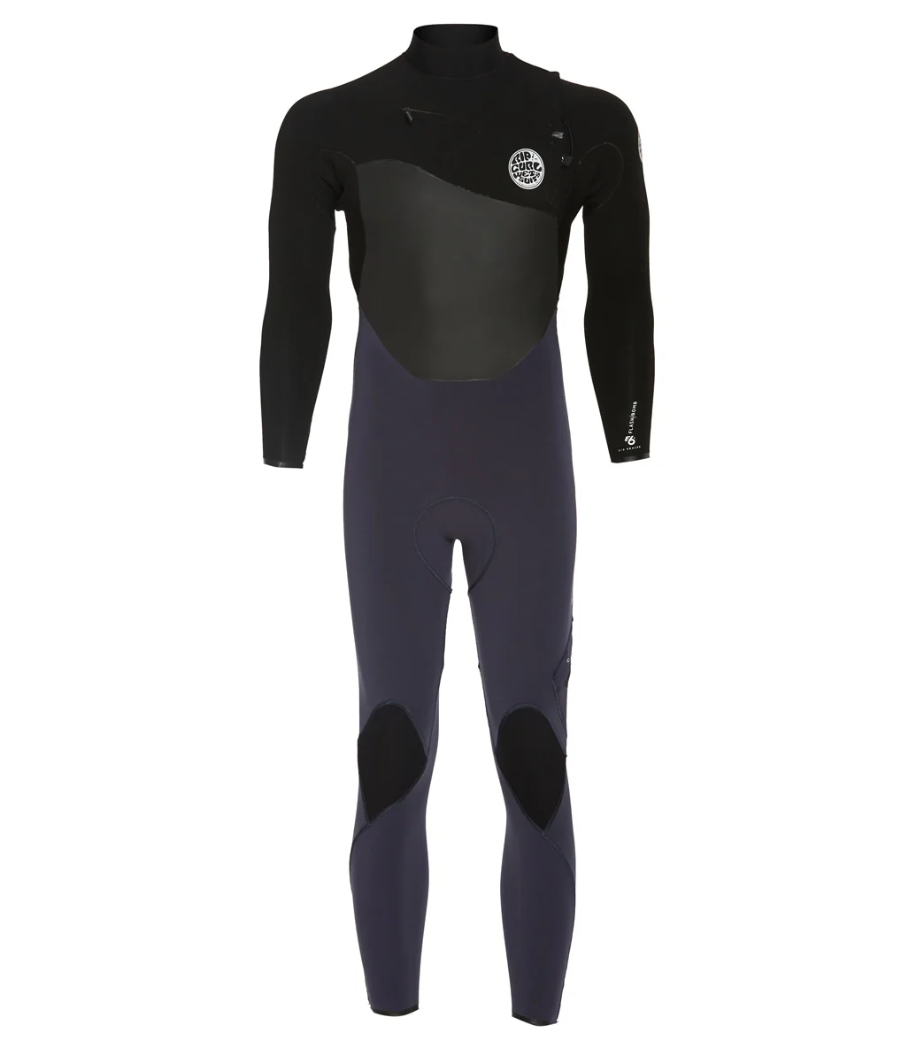 Rip Curl Men's 3/2mm Flashbomb Long Sleeve Chest Zip Fullsuit Wetsuit - Image 5