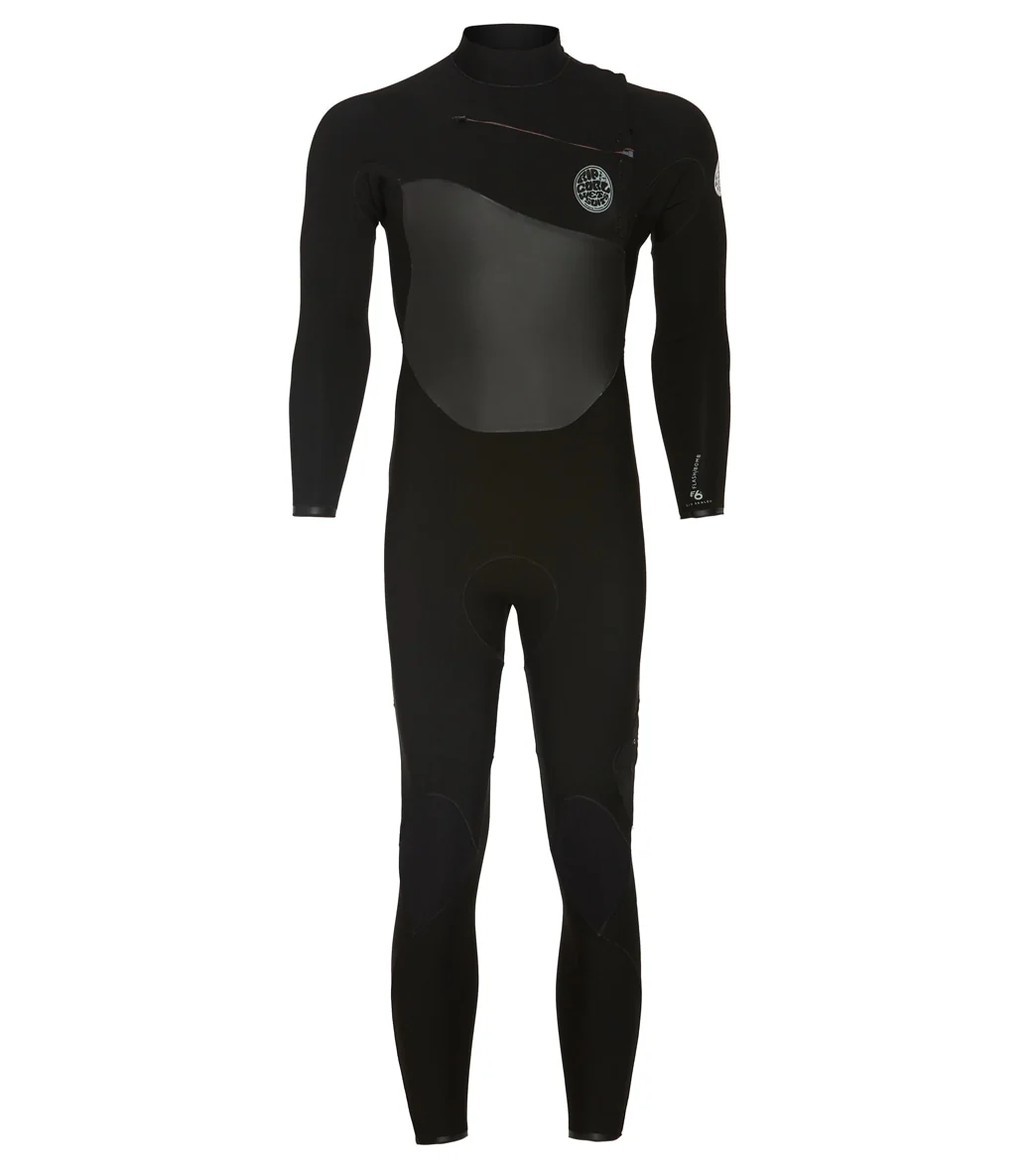 Rip Curl Men's 4/3mm Flashbomb Long Sleeve Chest Zip Fullsuit Wetsuit - Image 4