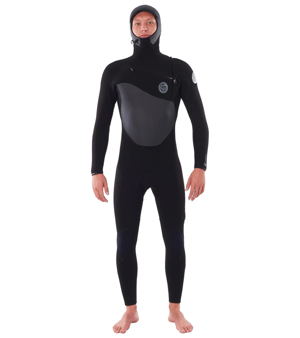 Rip Curl Men's 5/4mm Flasbomb Long Sleeve Hooded Chest Zip Fullsuit Wetsuit - Image 6