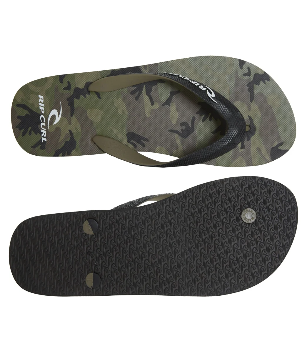 Rip Curl Men's Camouflage Open Toe Flip Flops - Image 4
