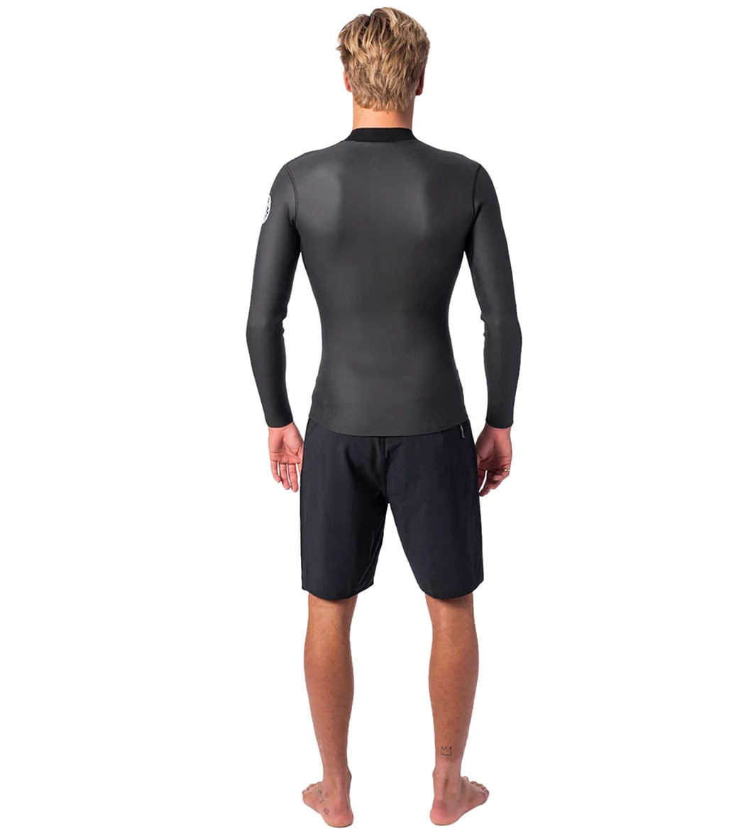 Rip Curl Men's Dawn Patrol 1.5mm Long Sleeve Front Zip Jacket - Image 2