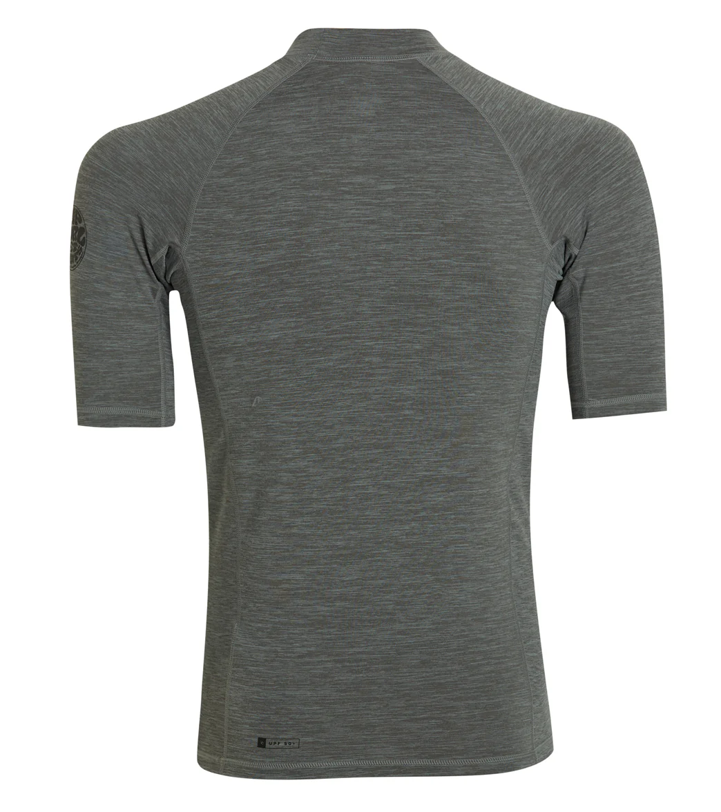 Rip Curl Men's Dawn Patrol Performance Short Sleeve UPF 50 Rash Guard - Image 2