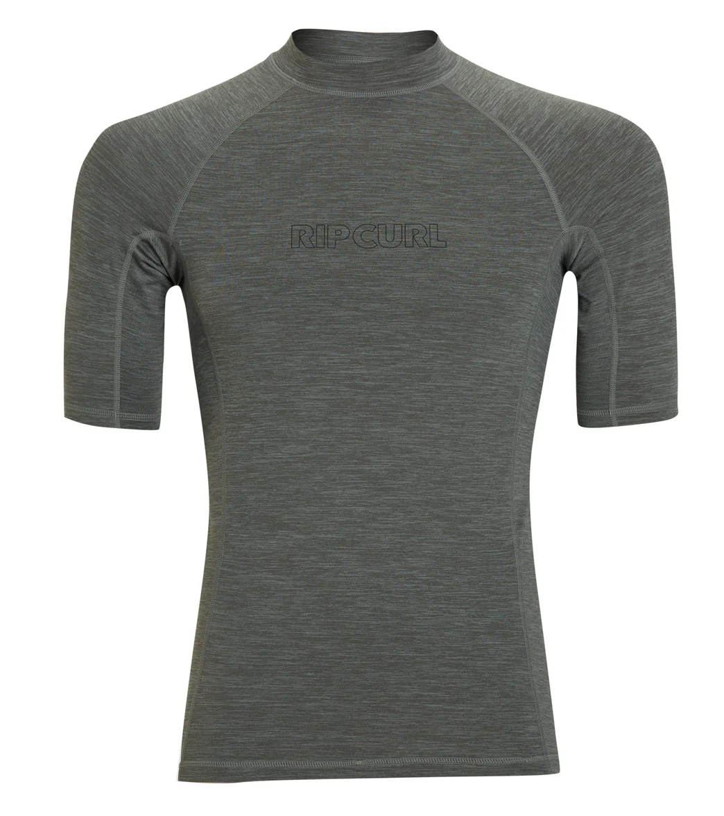 Rip Curl Men's Dawn Patrol Performance Short Sleeve UPF 50 Rash Guard - Image 4