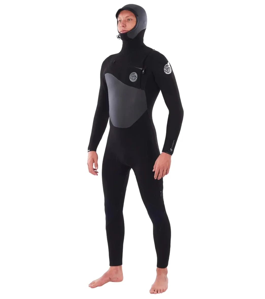 Rip Curl Men's Flashbomb 6/4 Hooded Chest Zip Full Wetsuit - Image 3