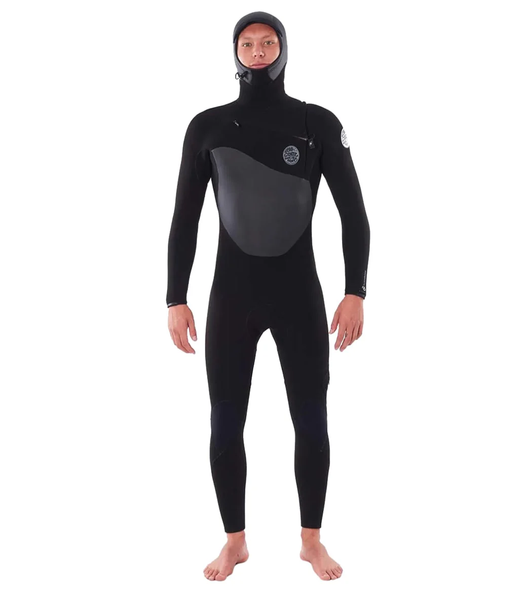Rip Curl Men's Flashbomb 6/4 Hooded Chest Zip Full Wetsuit - Image 7