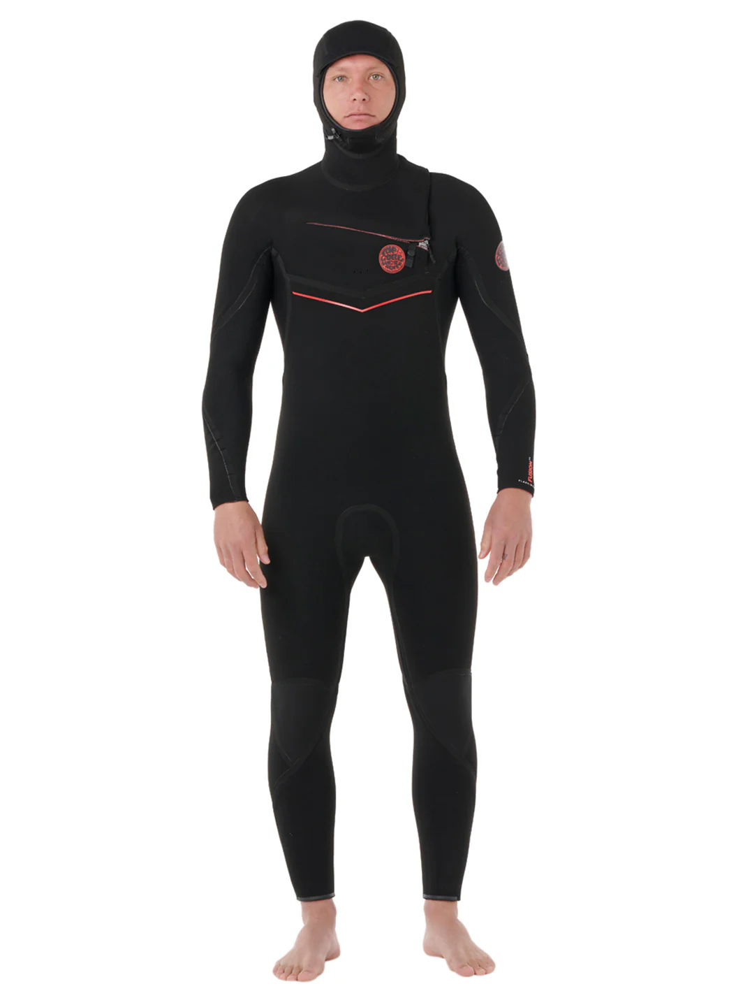 Rip Curl Men's Flashbomb Fusion Chest Zip Hooded 5/4 Fullsuit Wetsuit - Image 6