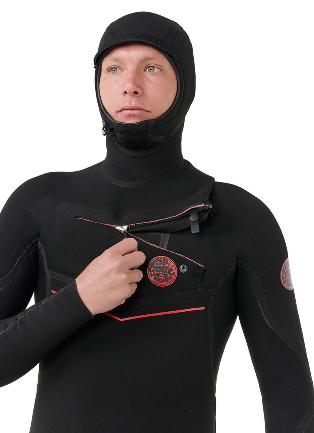 Rip Curl Men's Flashbomb Fusion Chest Zip Hooded 5/4 Fullsuit Wetsuit - Image 7
