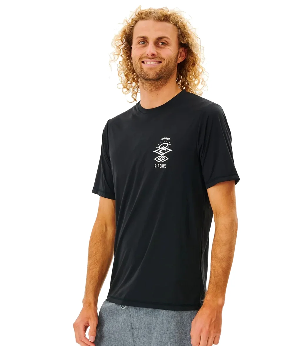 Rip Curl Men's Icons Surflite Short Sleeve Upf 50 Surf Shirt - Image 2