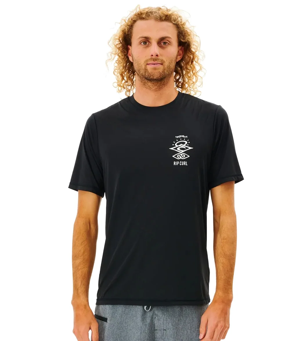 Rip Curl Men's Icons Surflite Short Sleeve Upf 50 Surf Shirt - Image 7