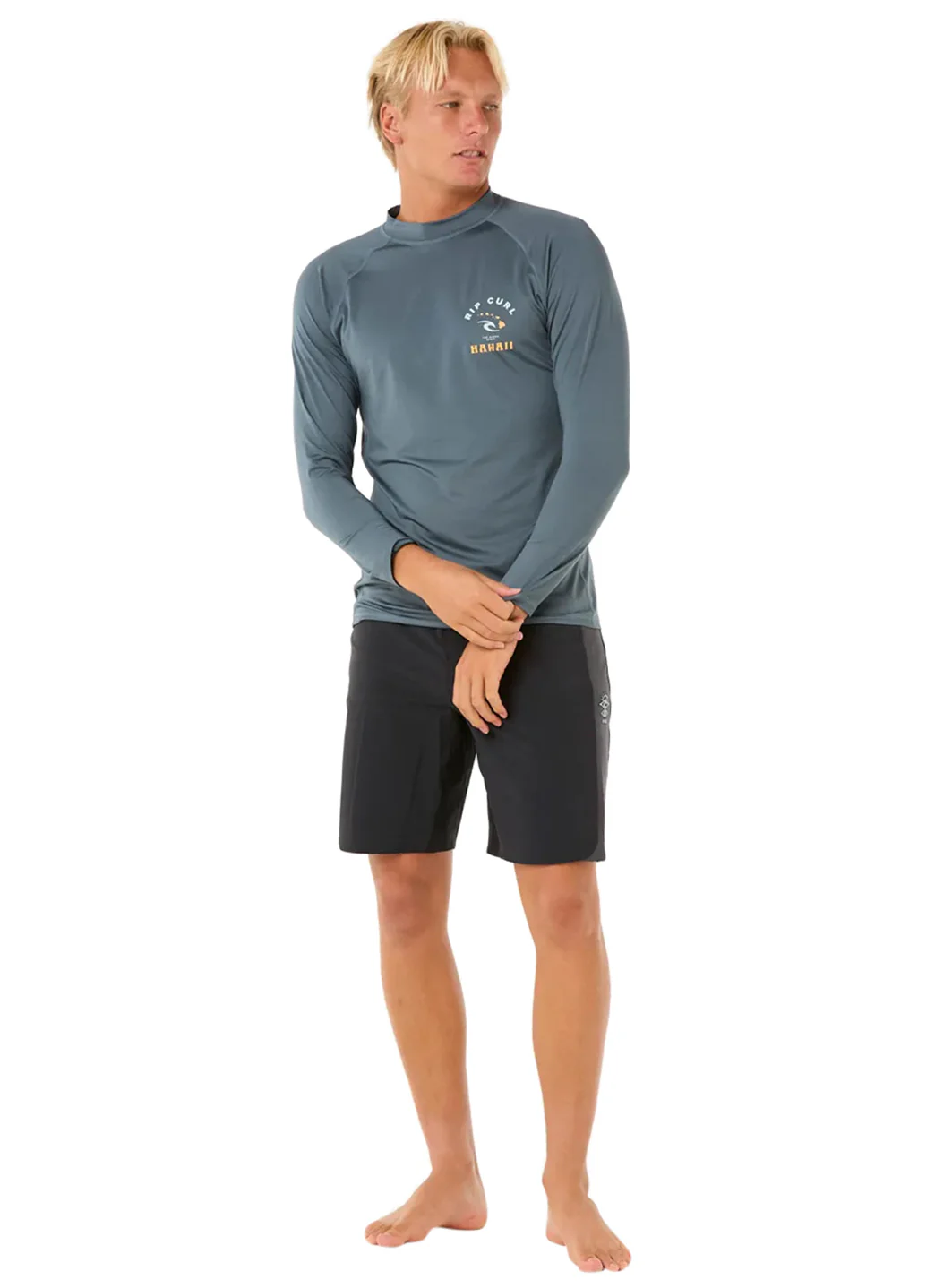 Rip Curl Men's Island Vibe UPF 50 Long Sleeve Rash Guard - Image 5