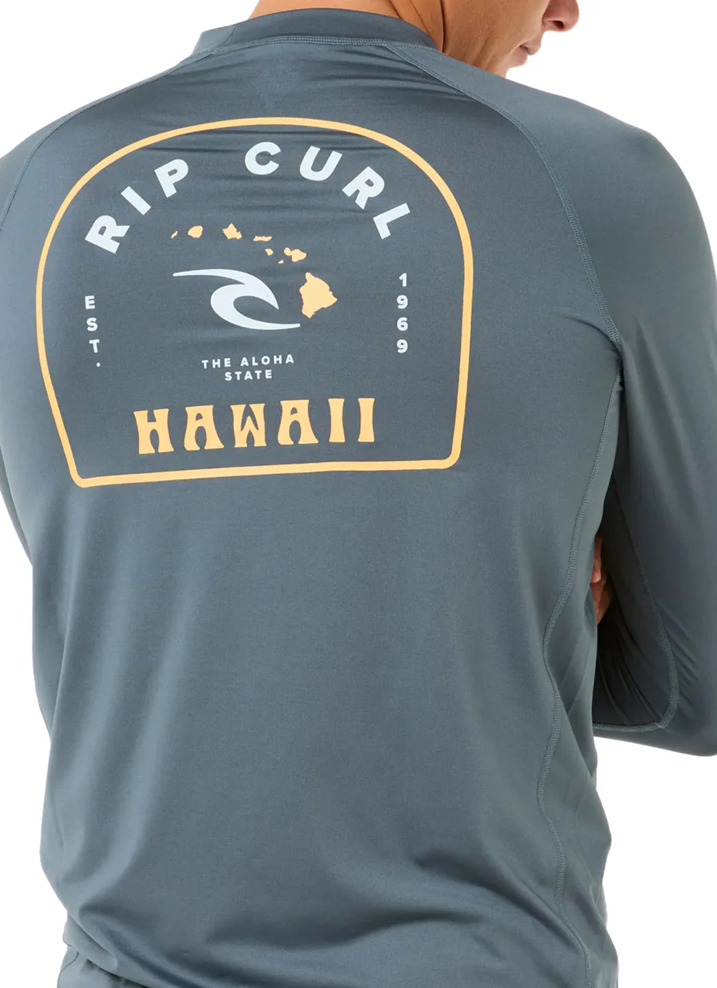 Rip Curl Men's Island Vibe UPF 50 Long Sleeve Rash Guard - Image 6