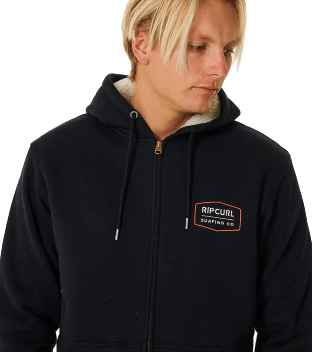 Rip Curl Men's Marking Lined Fleece Jacket - Image 5