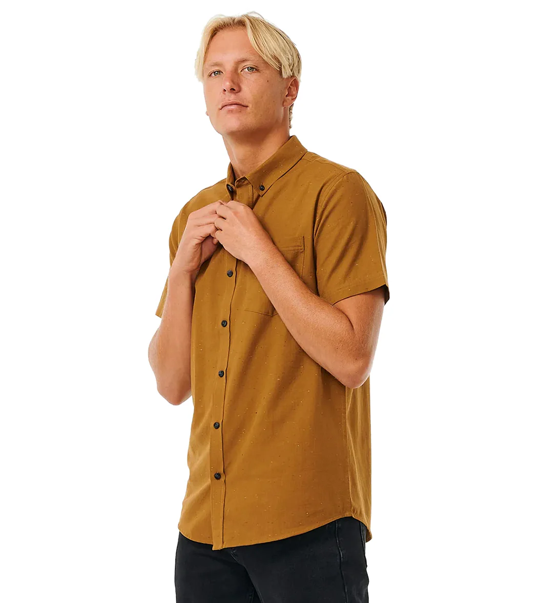 Rip Curl Men's Ourtime Short Sleeve Button-Up Shirt - Image 2