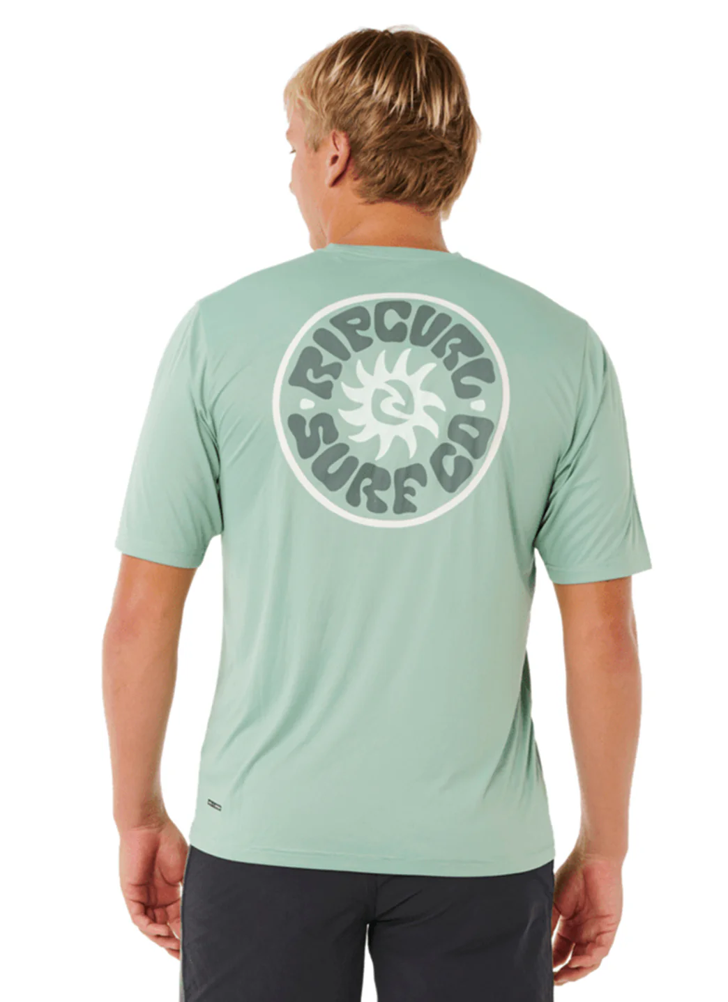 Rip Curl Men's Pacific Rinse Surflite UPF Short Sleeve Surf Shirt - Image 5