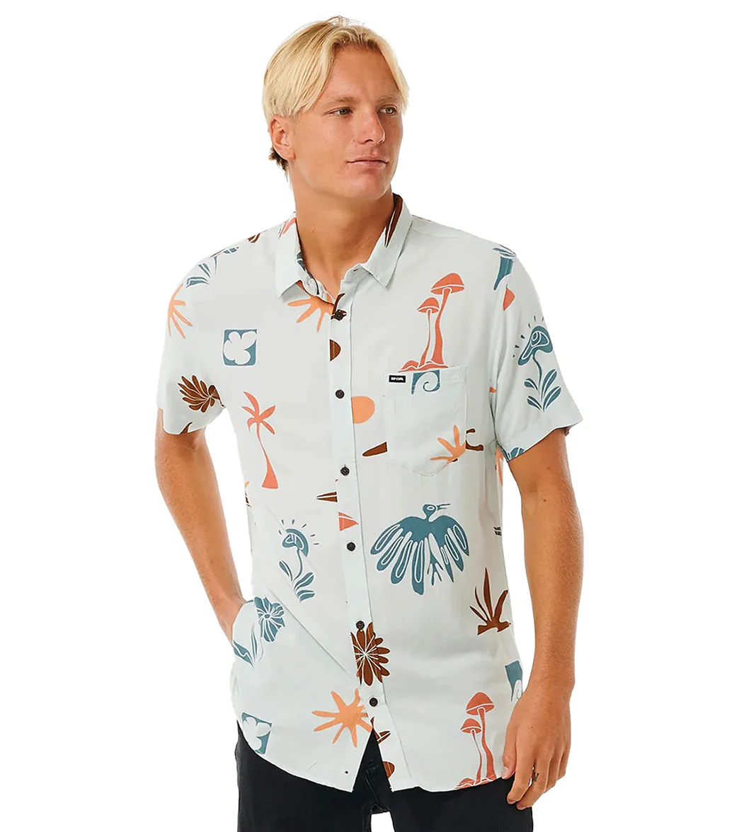 Rip Curl Men's Party Pack Short Sleeve Buttom-Up Shirt - Image 7