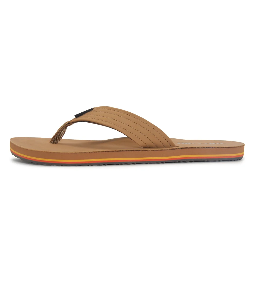Rip Curl Men's Revival Leather Open Toe Flip Flops - Image 2