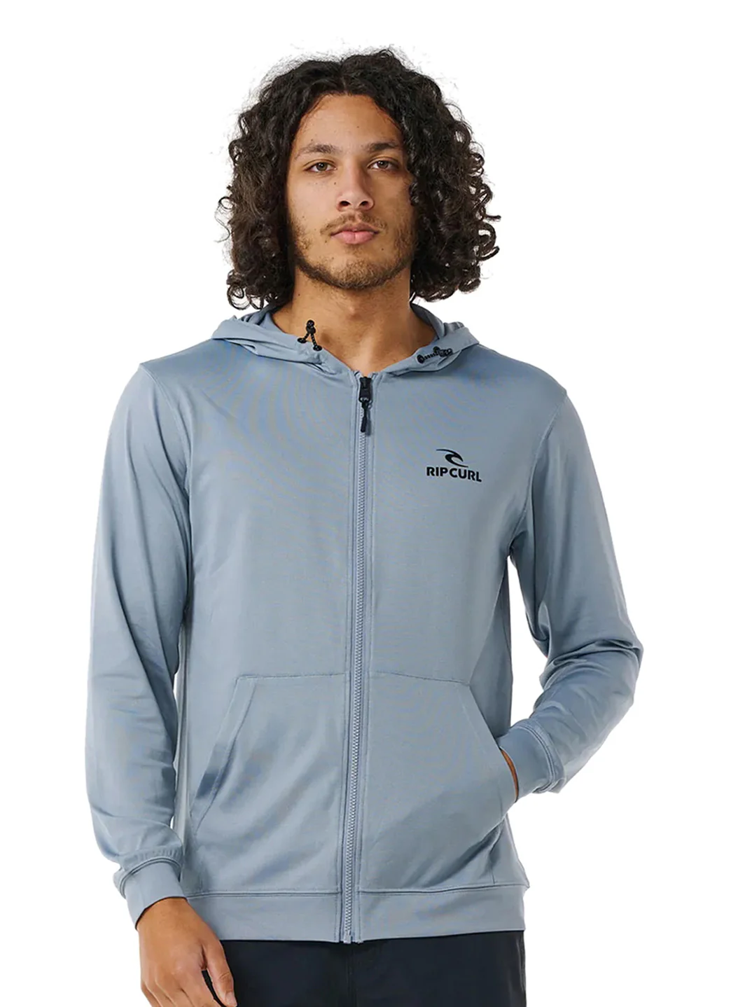 Rip Curl Men's Stack UPF 50 Zip Thru Hood Surf Shirt - Image 7