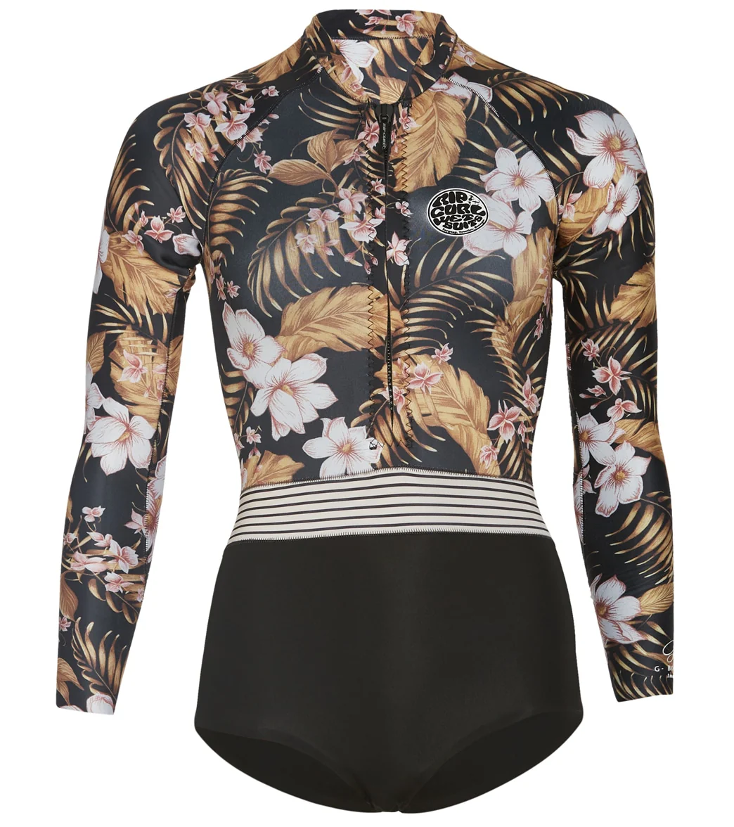Rip Curl Women's 1mm G-Bomb Long Sleeve High Cut Springsuit Wetsuit - Image 10