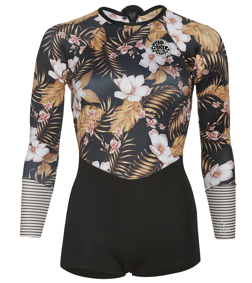 Rip Curl Women's 1mm G-Bomb Long Sleeve High Cut Springsuit Wetsuit - Image 5