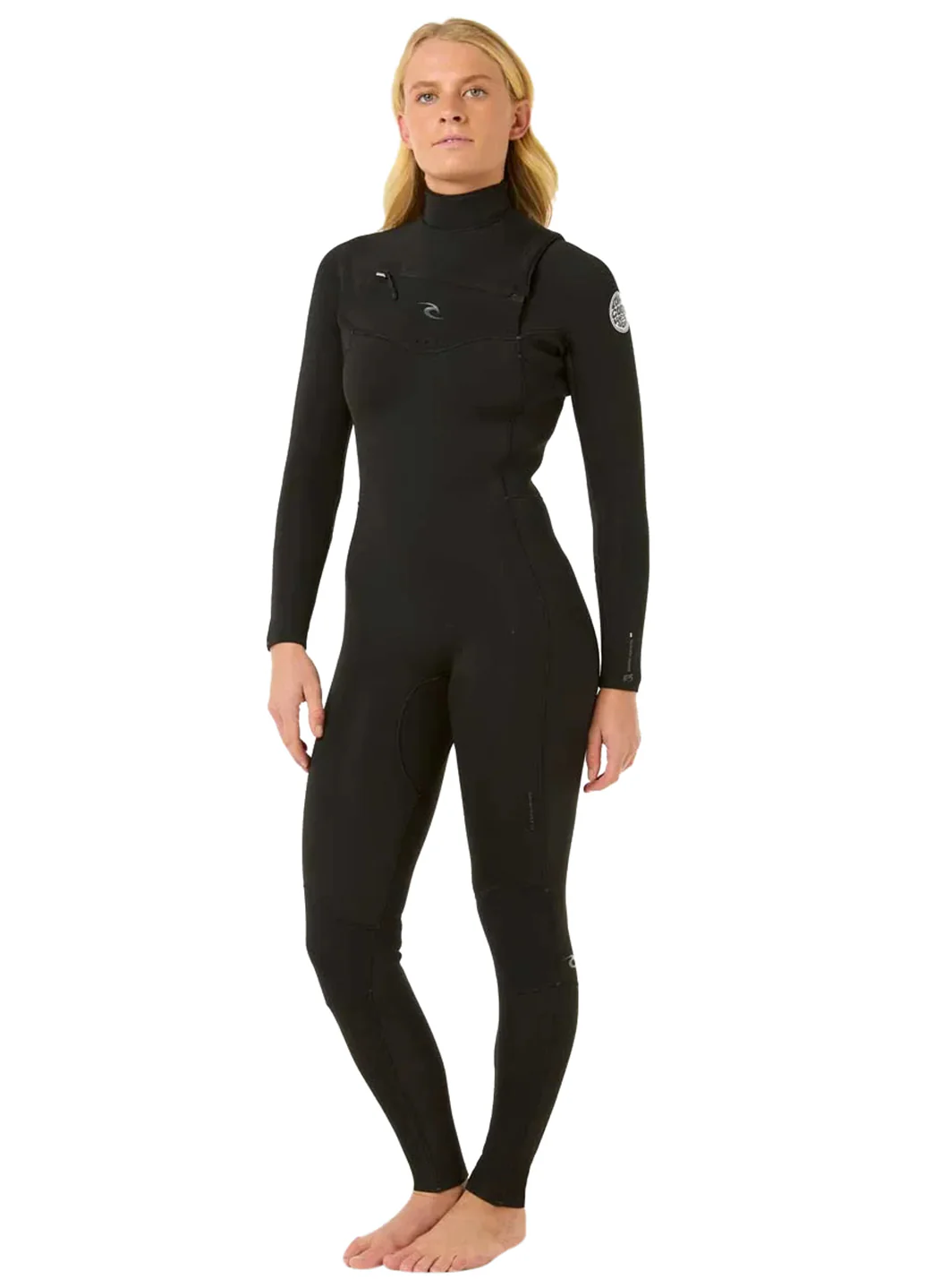 Rip Curl Women's 4/3mm Dawn Patrol Chest Zip Fullsuit Wetsuit - Image 3