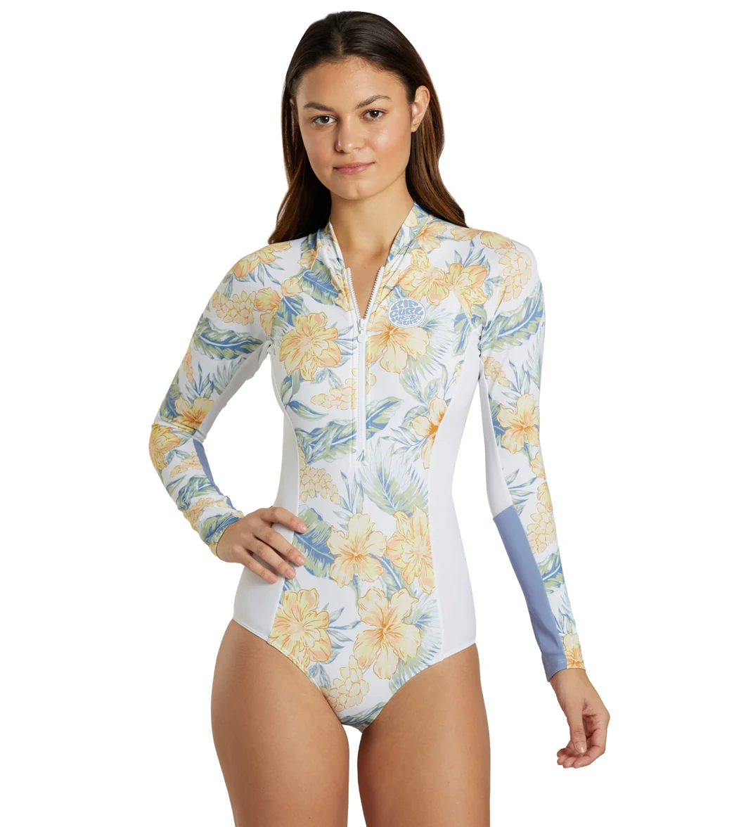 Rip Curl Women's Always Summer Long Sleeve UPF 50 One Piece Swimsuit - Image 7
