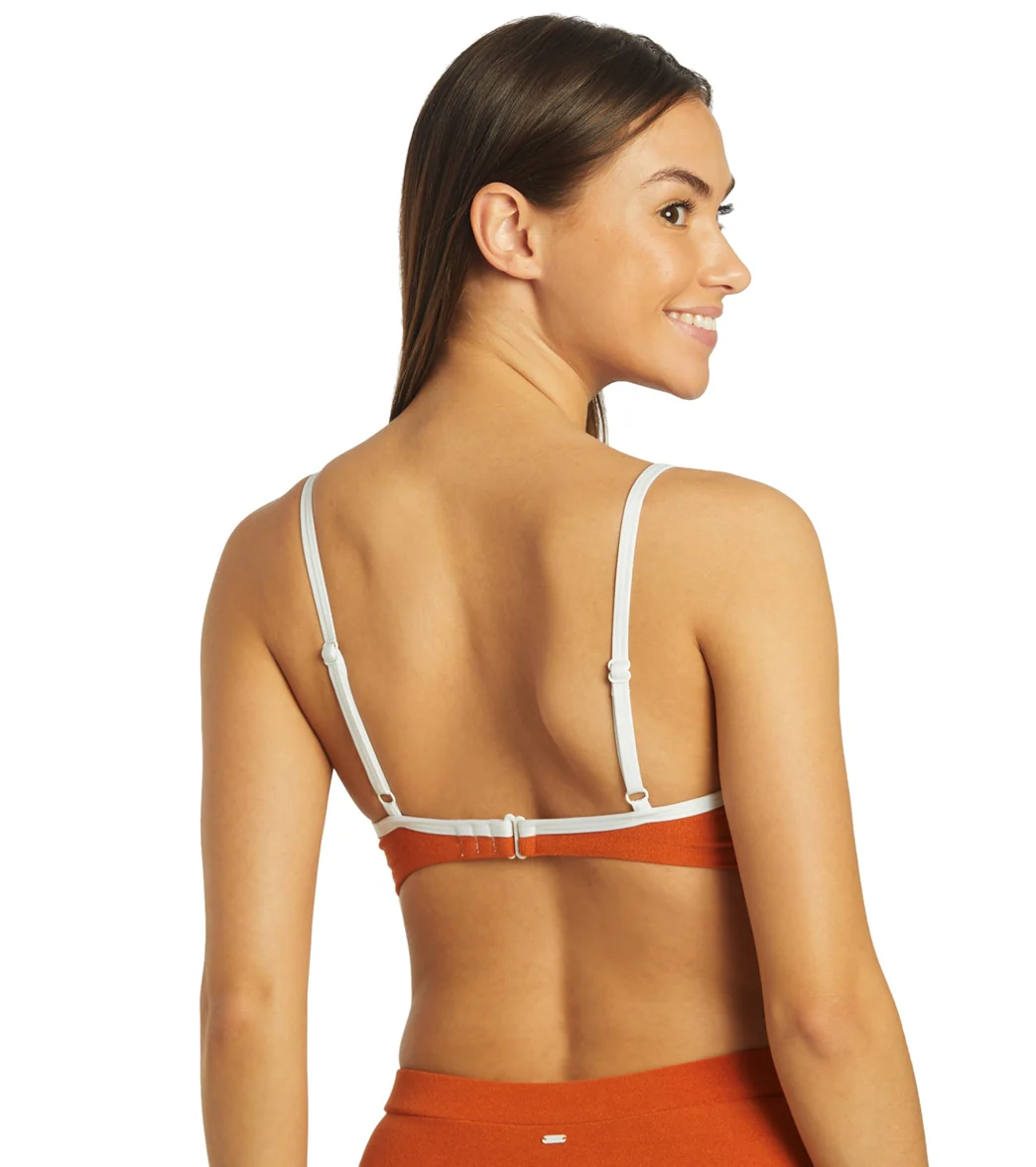 Rip Curl Women's Azalea Solid Crop Bikini Top - Image 3