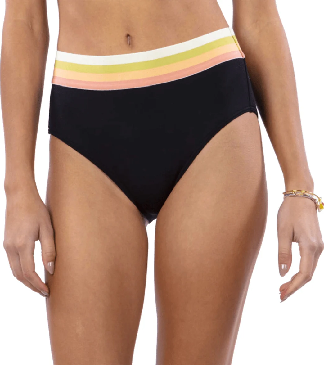 Rip Curl Women's Beach Botanica High Waist Good Bikini Bottom