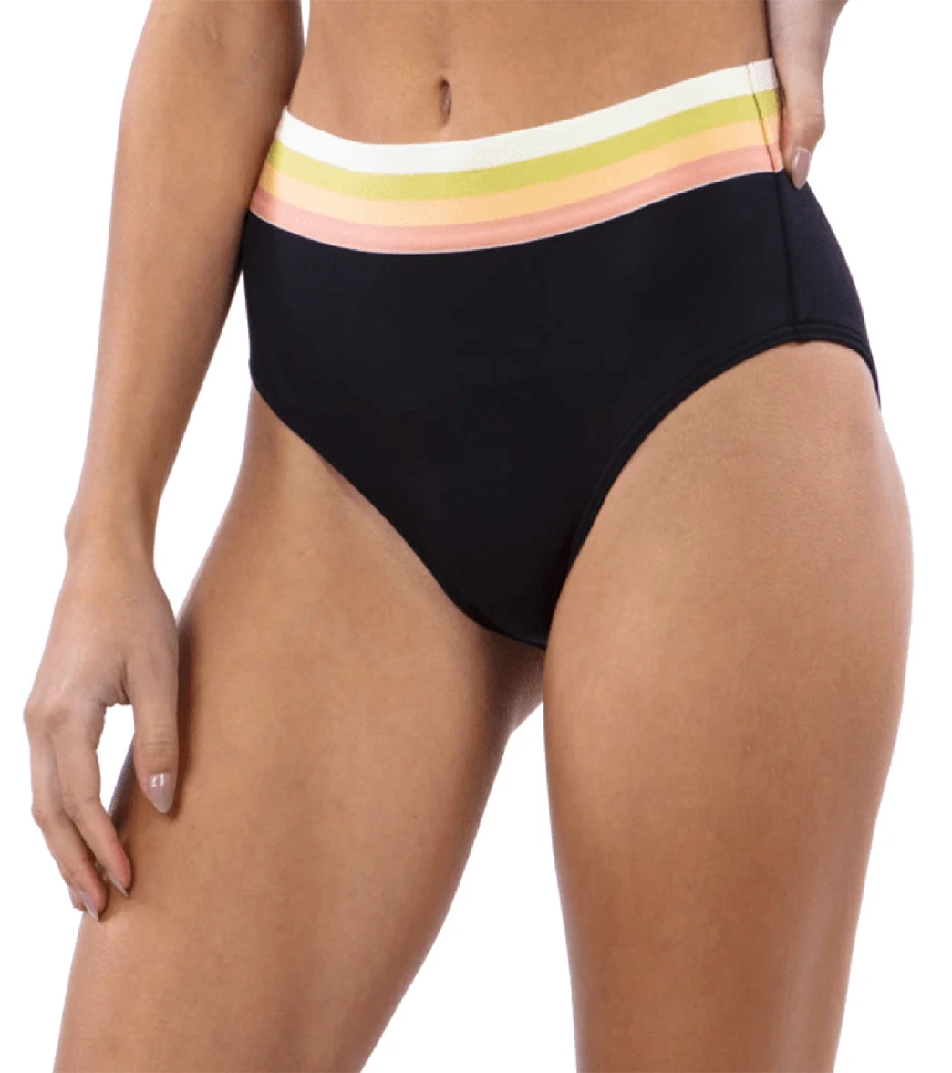 Rip Curl Women's Beach Botanica High Waist Good Bikini Bottom - Image 2