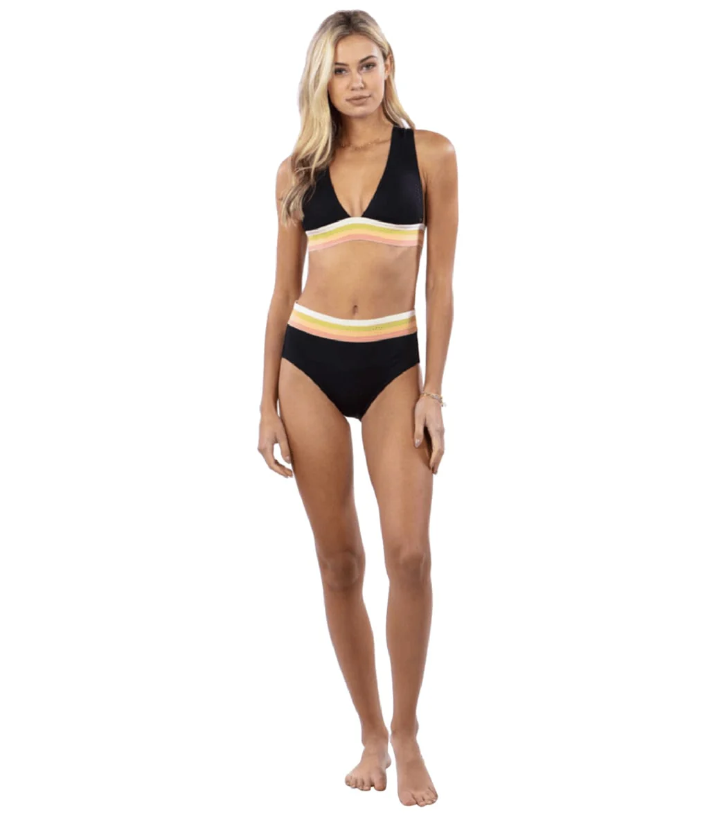 Rip Curl Women's Beach Botanica High Waist Good Bikini Bottom - Image 4