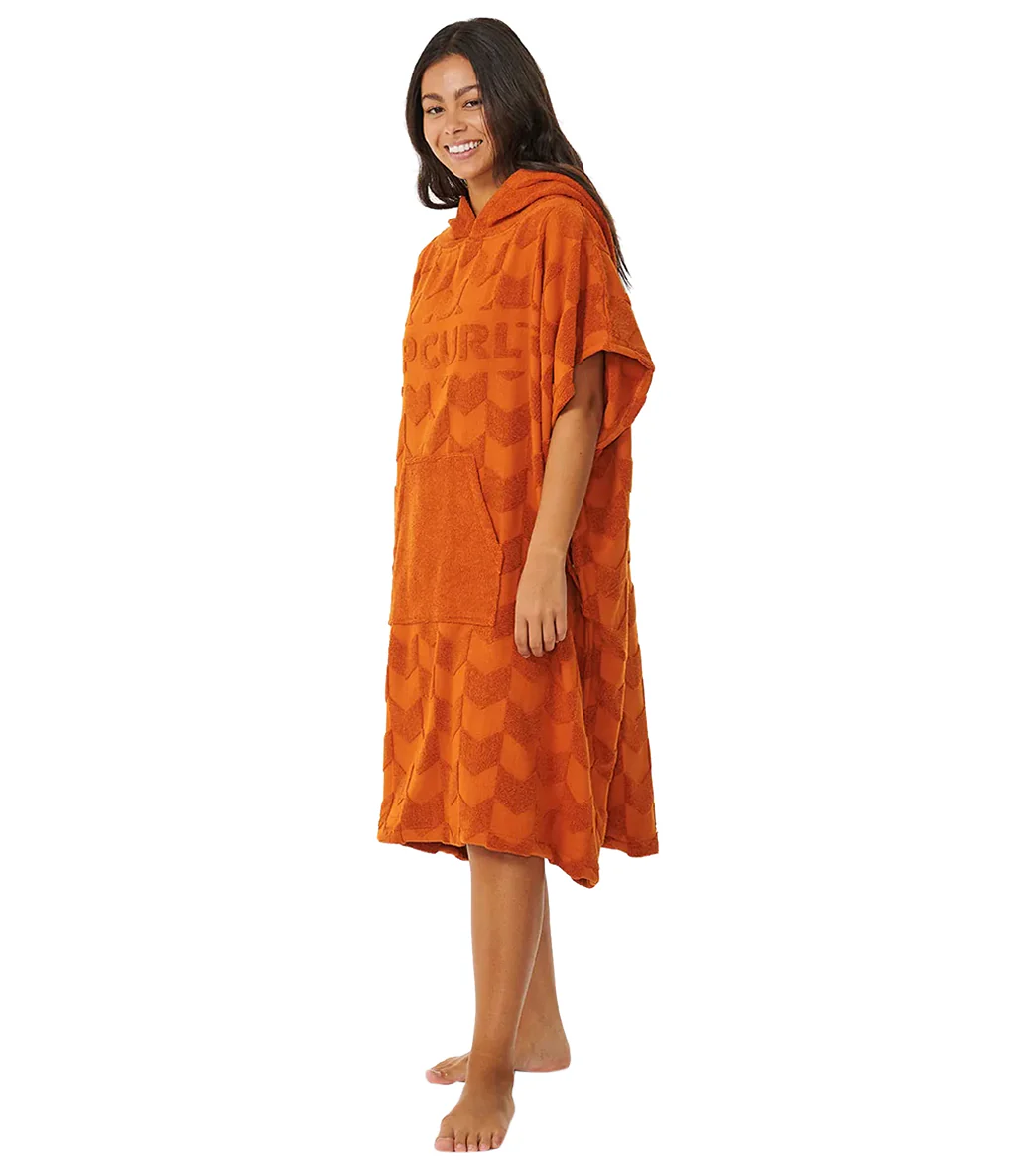 Rip Curl Women's Brand Terry Hooded Changing Poncho - Image 2