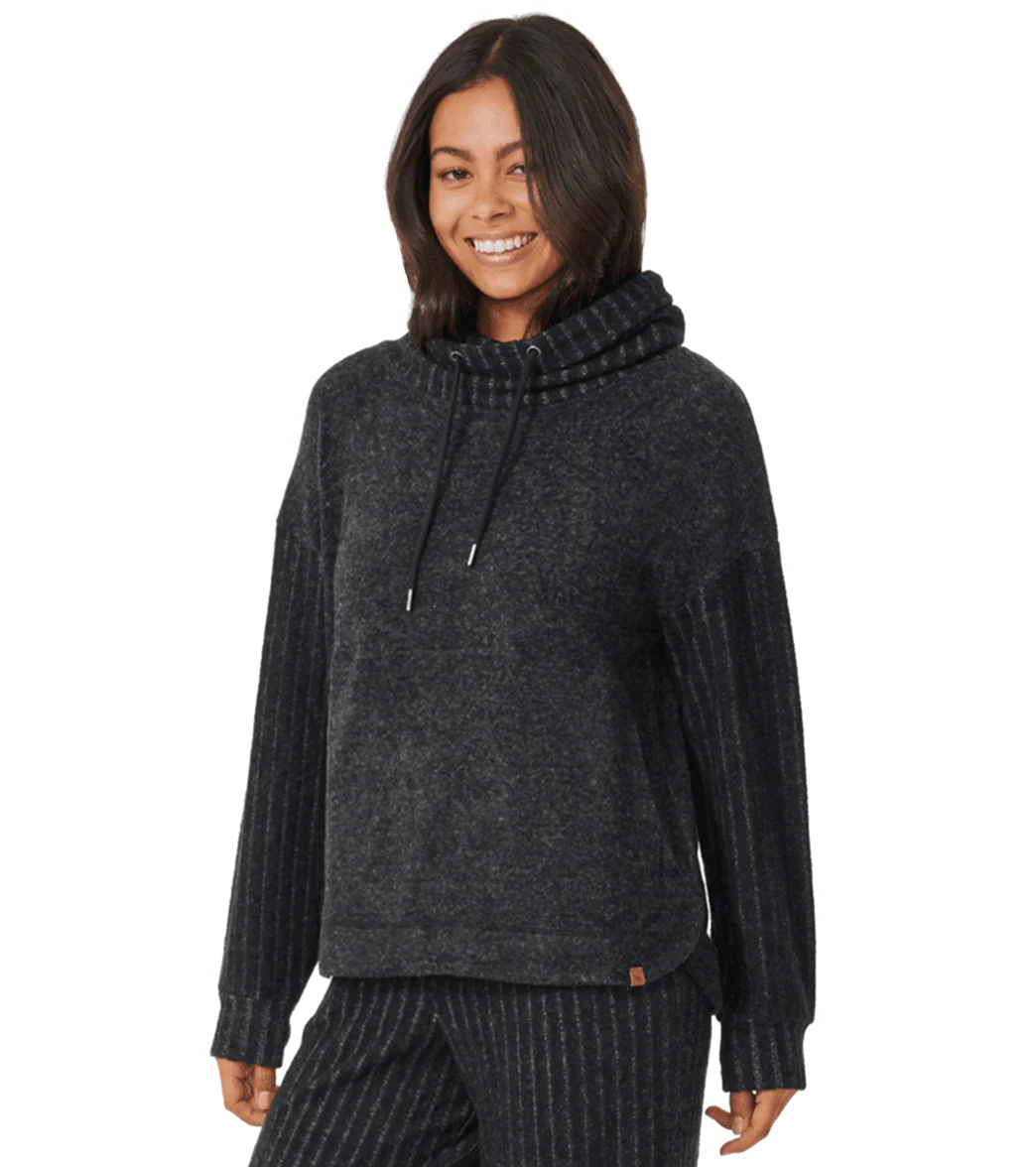 Rip Curl Women's Cosy Roll Neck II Pullover Hoodie - Image 2